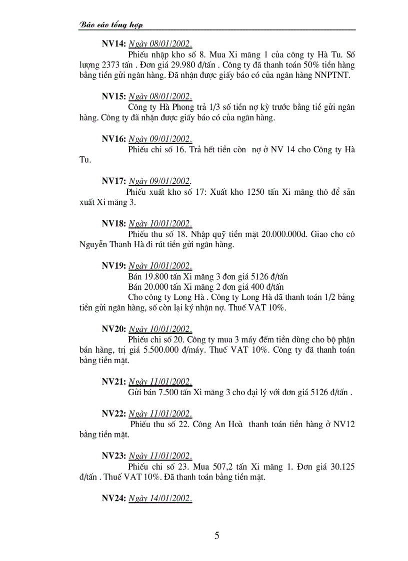 image for page Thực hành nghiệp vụ kế toán tại Cty TNHH trang trí nội ngoại thất Đồng Tâm báo cáo tổng hợp