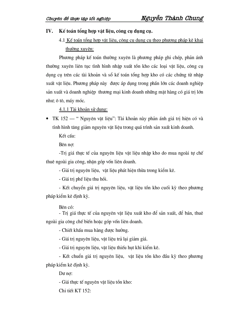 image for page Hoàn thiện công tác kế toán nguyên vật liệu và công cụ dụng cụ tại Công ty cổ phần xây dựng và thương mại 127