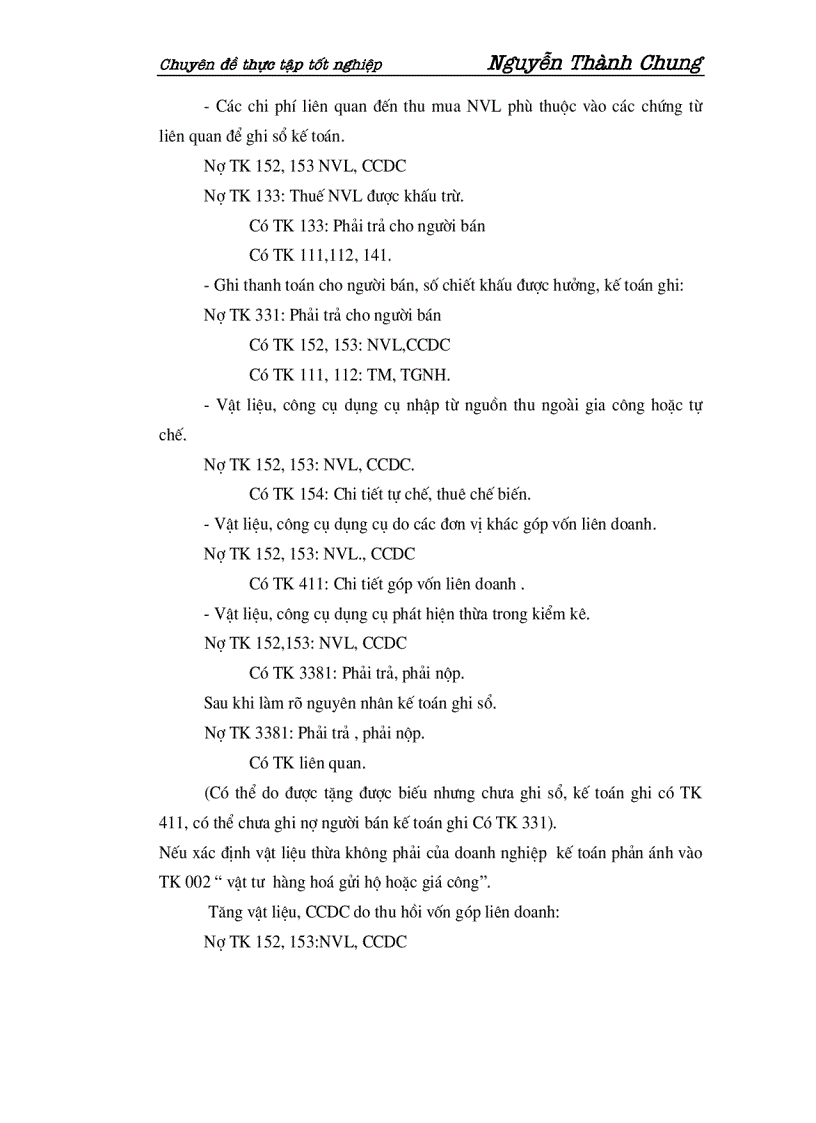 image for page Hoàn thiện công tác kế toán nguyên vật liệu và công cụ dụng cụ tại Công ty cổ phần xây dựng và thương mại 127