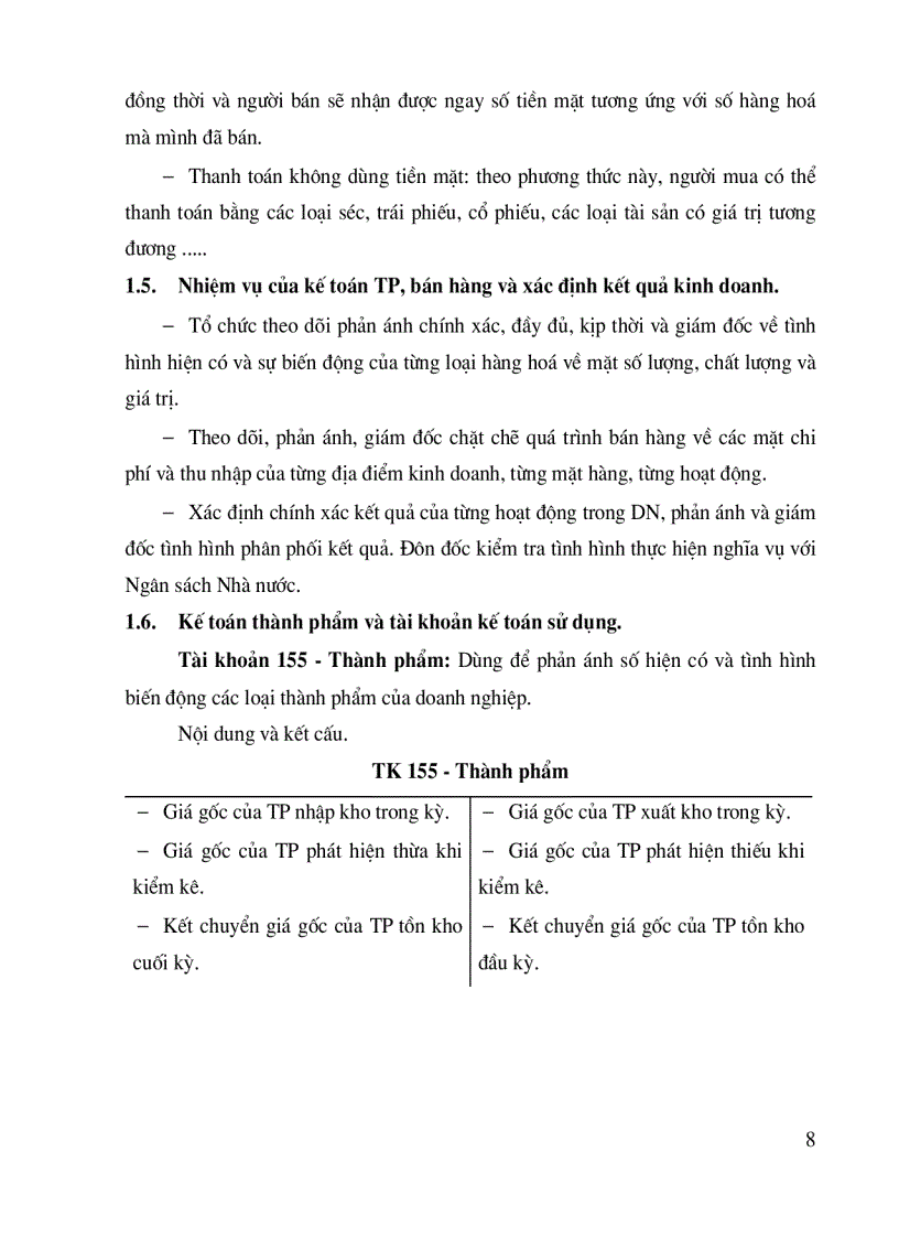 image for page Bán hàng và xác định kết quả kinh doanh cuả Công ty Thương mại Dịch vụ Tràng Thi