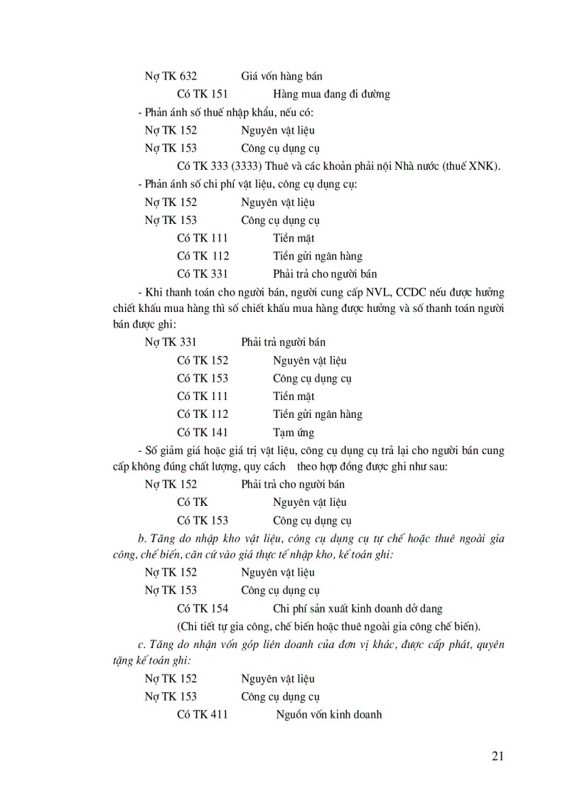 image for page Tổ chức công tác kế toán nguyên vật liệu công cụ dụng cụ ở công ty xây dựng số 34