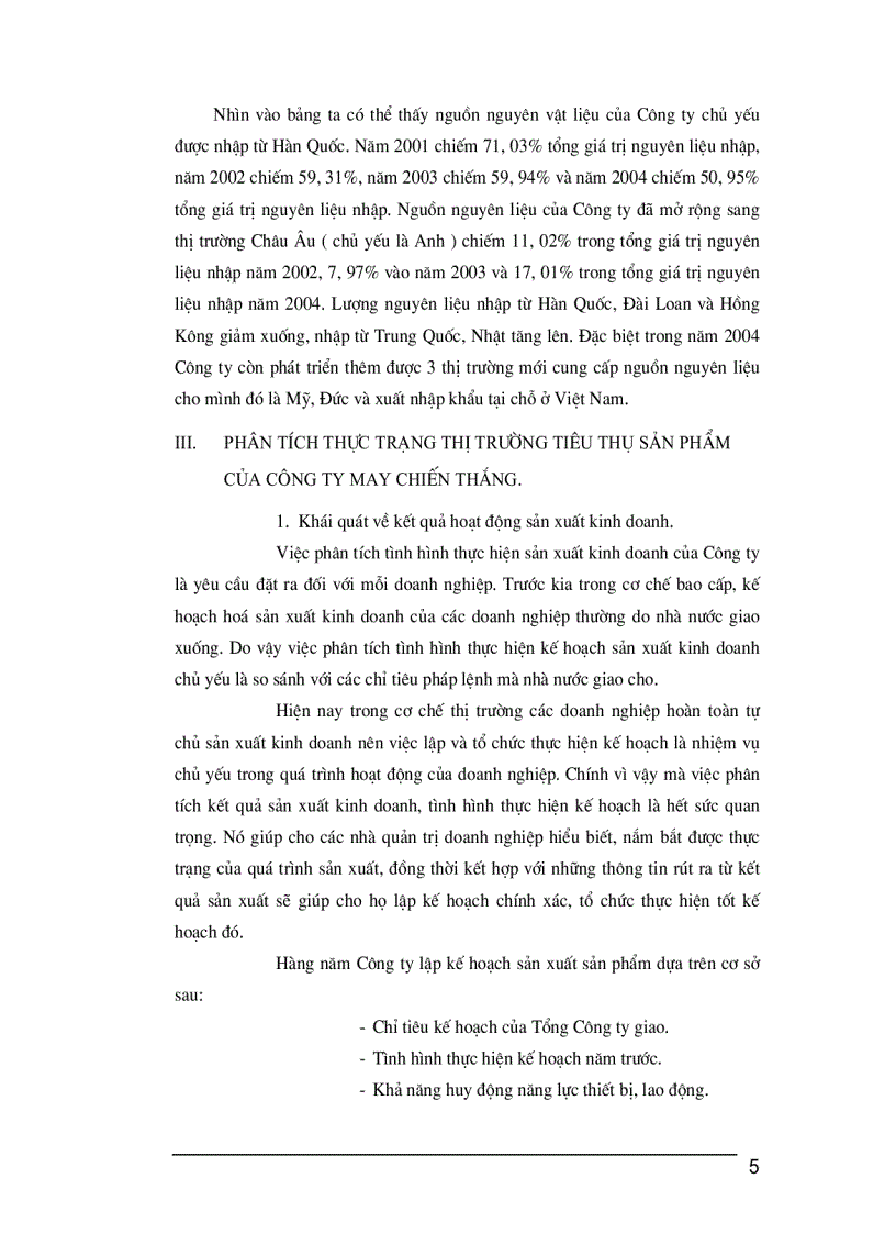 image for page Một số biện pháp nhằm mở rộng thị trường tiêu thụ sản phẩm của Công ty May Chiến Thắng