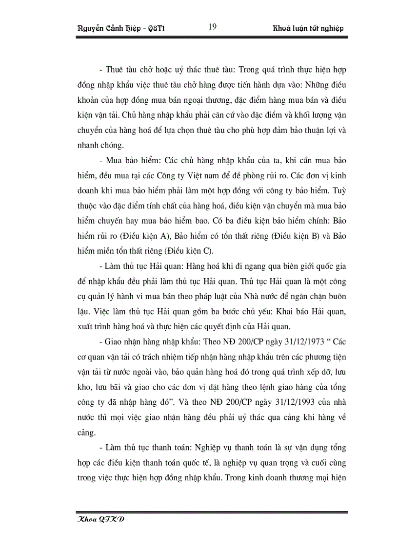 image for page Một số giải pháp nhằm nâng cao hiệu quả kinh doanh trong hoạt động nhập khẩu tại Công ty Vật tư kỹ thuật Ngân hàng