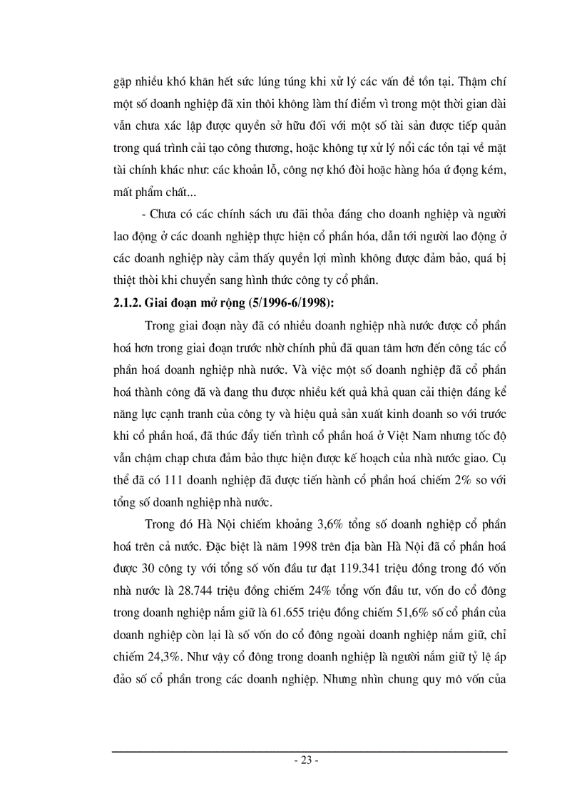 image for page Cổ phần hoá doanh nghiệp nhà nước trên địa bàn Hà Nội