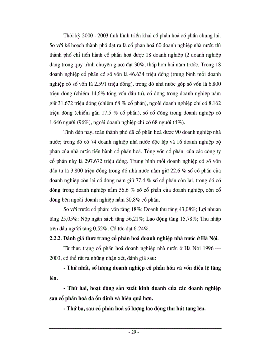 image for page Cổ phần hoá doanh nghiệp nhà nước trên địa bàn Hà Nội