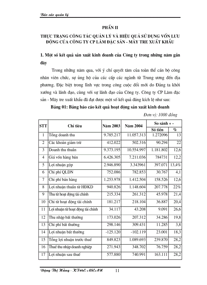 image for page Quản lý và hiệu quả sử dụng vốn lưu động