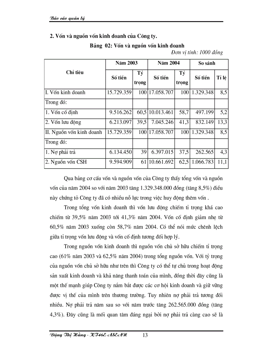 image for page Quản lý và hiệu quả sử dụng vốn lưu động
