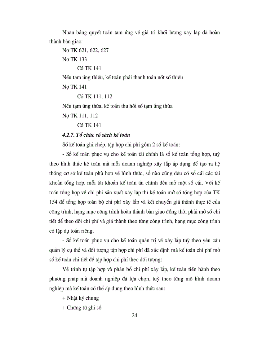 image for page Thực trạng công tác kế toán chi phí sản xuất và tính giá thành sản phẩm ở xí nghiệp xây lắp I