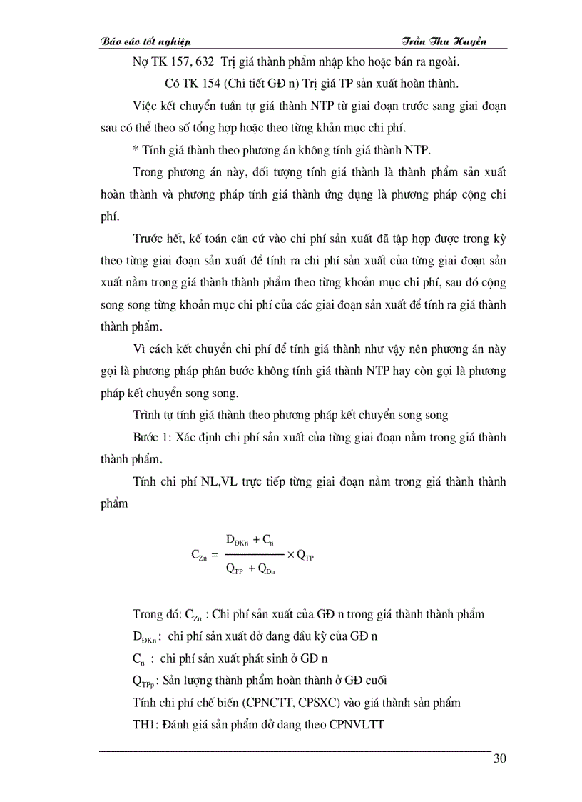 image for page Tổ chức kế toán tập hợp chi phí sản xuất và tính giá thành sản phẩm