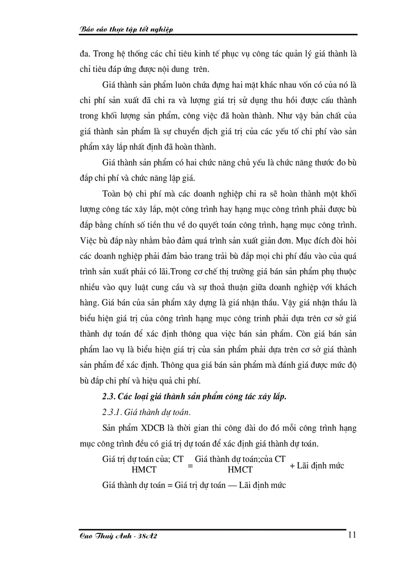 image for page Kế toán chi phí sản xuất và tính giá thành sản phẩm ở Xí nghiệp xây dựng Binh đoàn 1