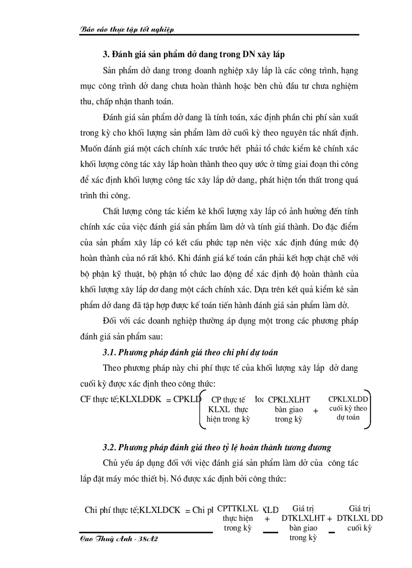 image for page Kế toán chi phí sản xuất và tính giá thành sản phẩm ở Xí nghiệp xây dựng Binh đoàn 1