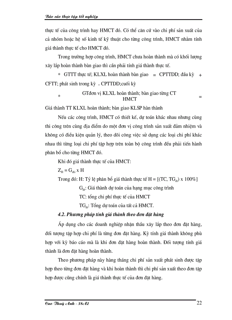 image for page Kế toán chi phí sản xuất và tính giá thành sản phẩm ở Xí nghiệp xây dựng Binh đoàn 1