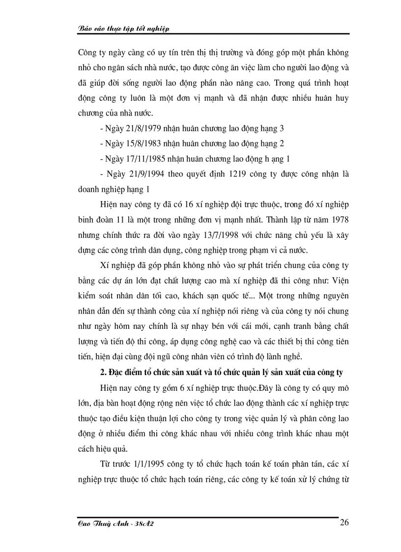 image for page Kế toán chi phí sản xuất và tính giá thành sản phẩm ở Xí nghiệp xây dựng Binh đoàn 1