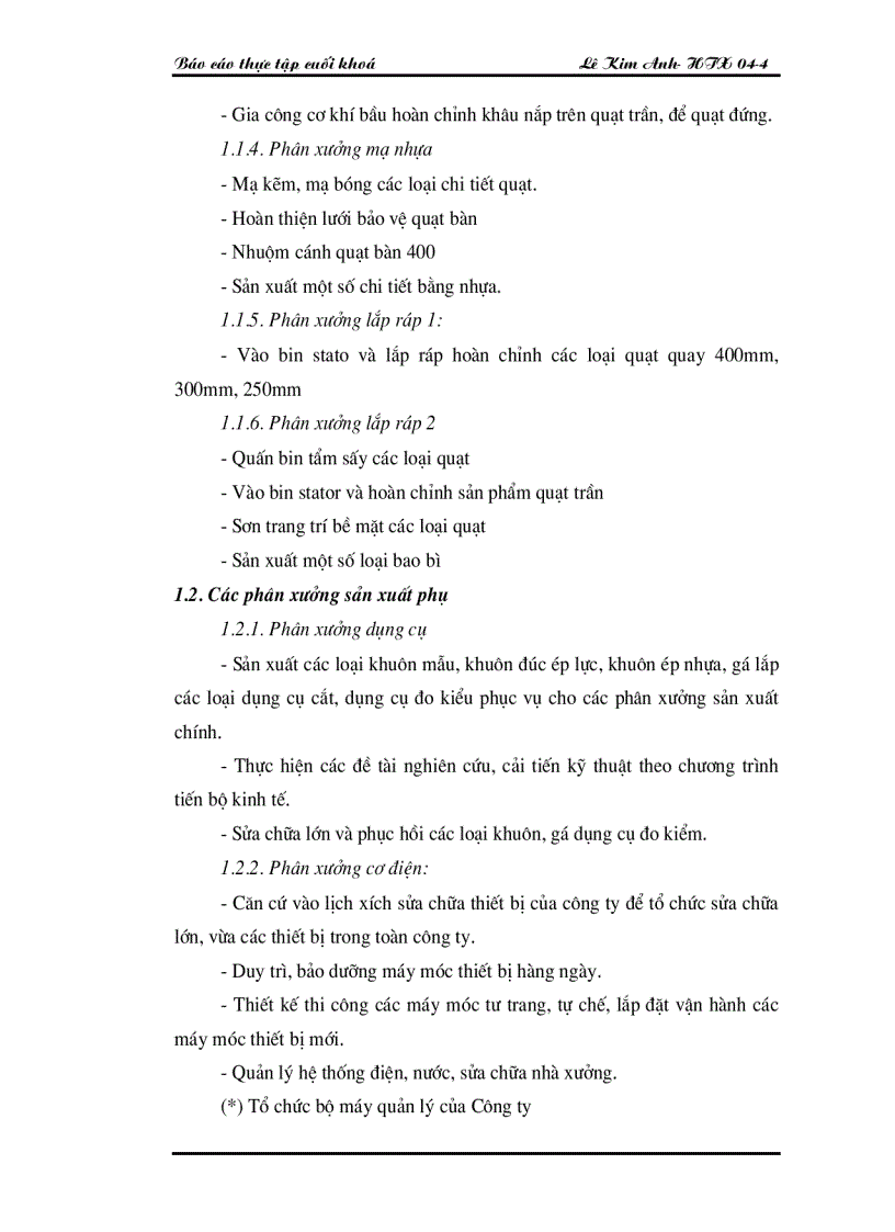 image for page Thực trạng công tác hạch toán kế toán tại cty TNHH nhà nước 1 thành viên điện cơ Thống Nhất