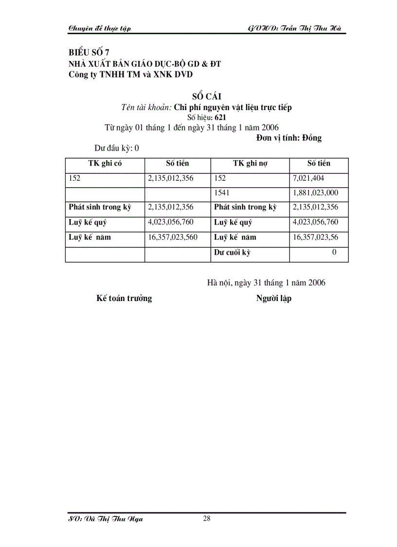 image for page Hoàn thiện Công Tác Kế toán hạch toán chi phí sản xuất và tính giá thành sản phẩm tại Công ty TNHH TM và XNK DVD