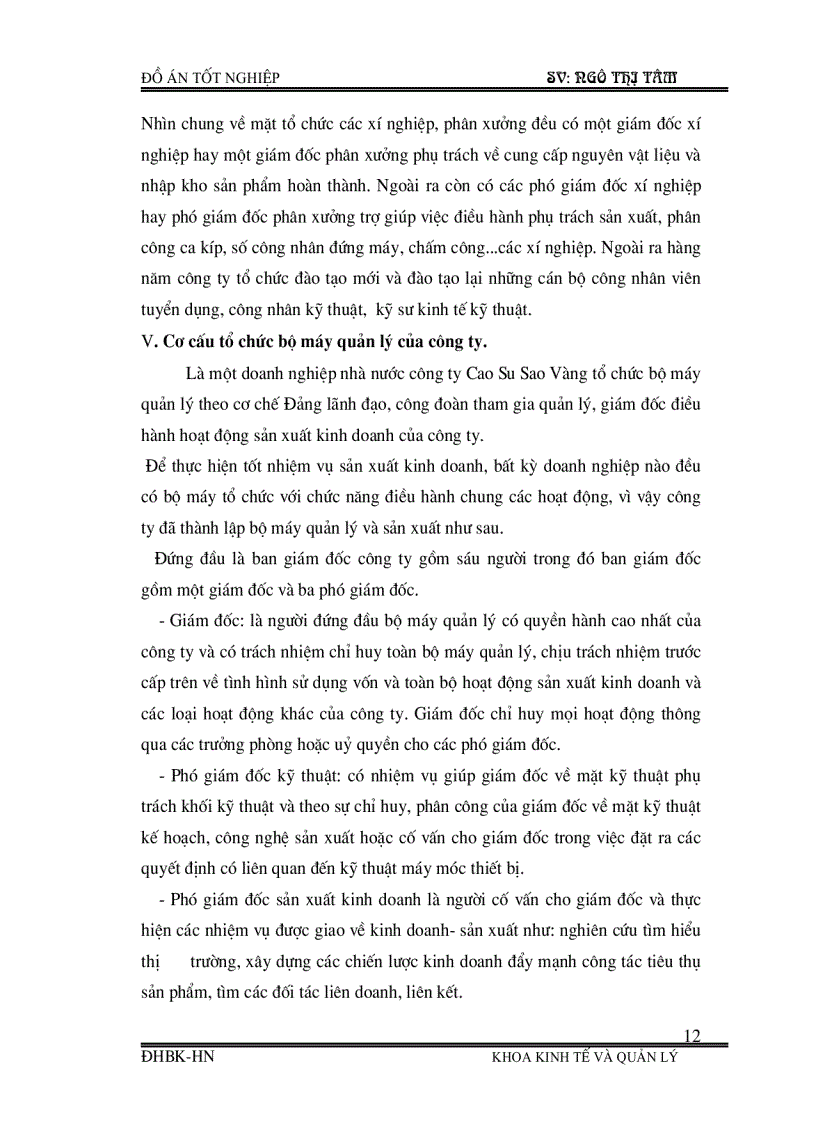 image for page Phân tích tình hình cung ứng dự trữ và sử dụng vật tư và một số biện pháp nâng cao tình hình cung ứng dự trữ và sử dụng vật tư tại Công ty cao su sao vàng