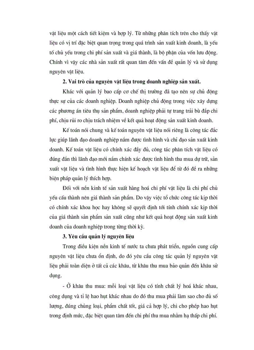 image for page Tổ chức kế toán nguyên vật liệu và phân tích tình hình quản lý sử dụng nguyên vật liệu tại Xí nghiệp may Minh Hà