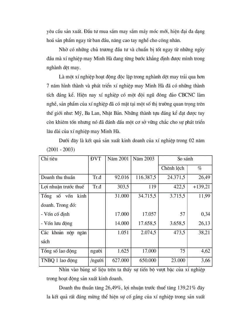 image for page Tổ chức kế toán nguyên vật liệu và phân tích tình hình quản lý sử dụng nguyên vật liệu tại Xí nghiệp may Minh Hà