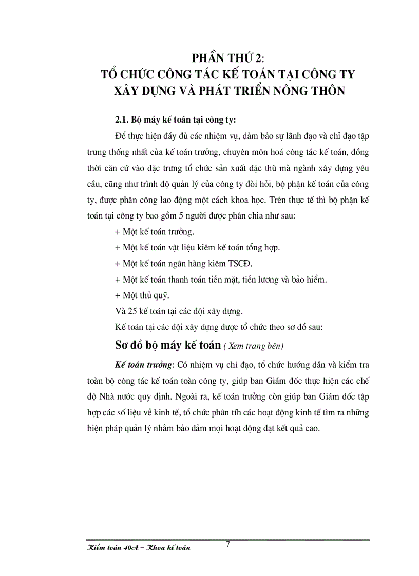 image for page Tổ chức hạch toán vật tư ở công ty xây dựng và phát triển nông thôn