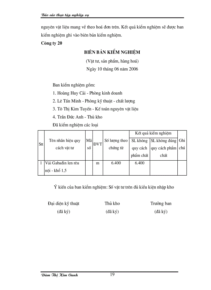 image for page Tổ chức kế toán nguyên vật liệu ở Công ty 20 Tổng cục Hậu cần Bộ Quốc phòng