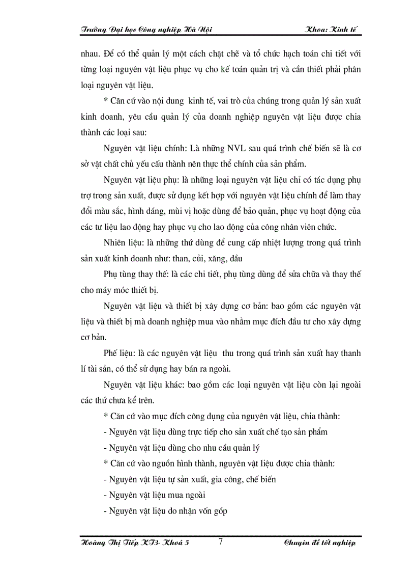 image for page Hoàn thiện công tác kế toán nguyên vật liệu tại Công ty TNHH sản xuất bao bì và dịch vụ thương mại Hà Nội