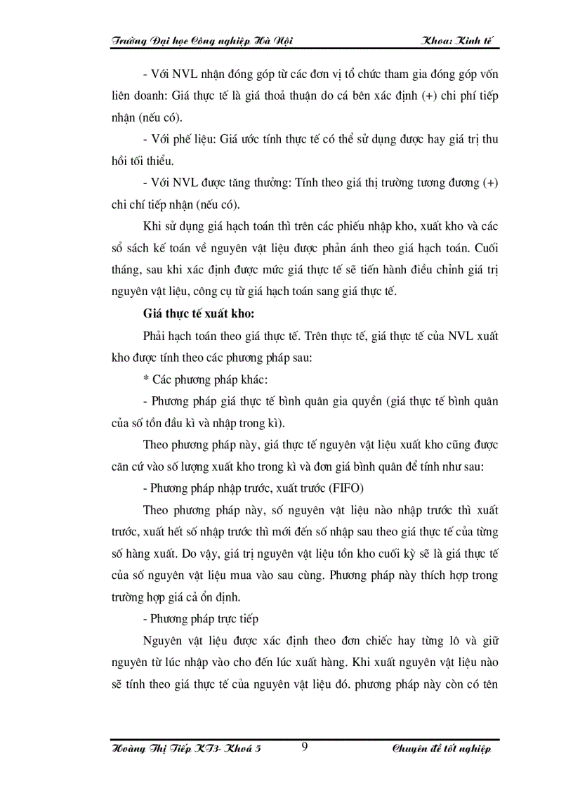 image for page Hoàn thiện công tác kế toán nguyên vật liệu tại Công ty TNHH sản xuất bao bì và dịch vụ thương mại Hà Nội