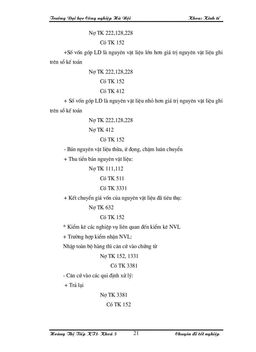 image for page Hoàn thiện công tác kế toán nguyên vật liệu tại Công ty TNHH sản xuất bao bì và dịch vụ thương mại Hà Nội