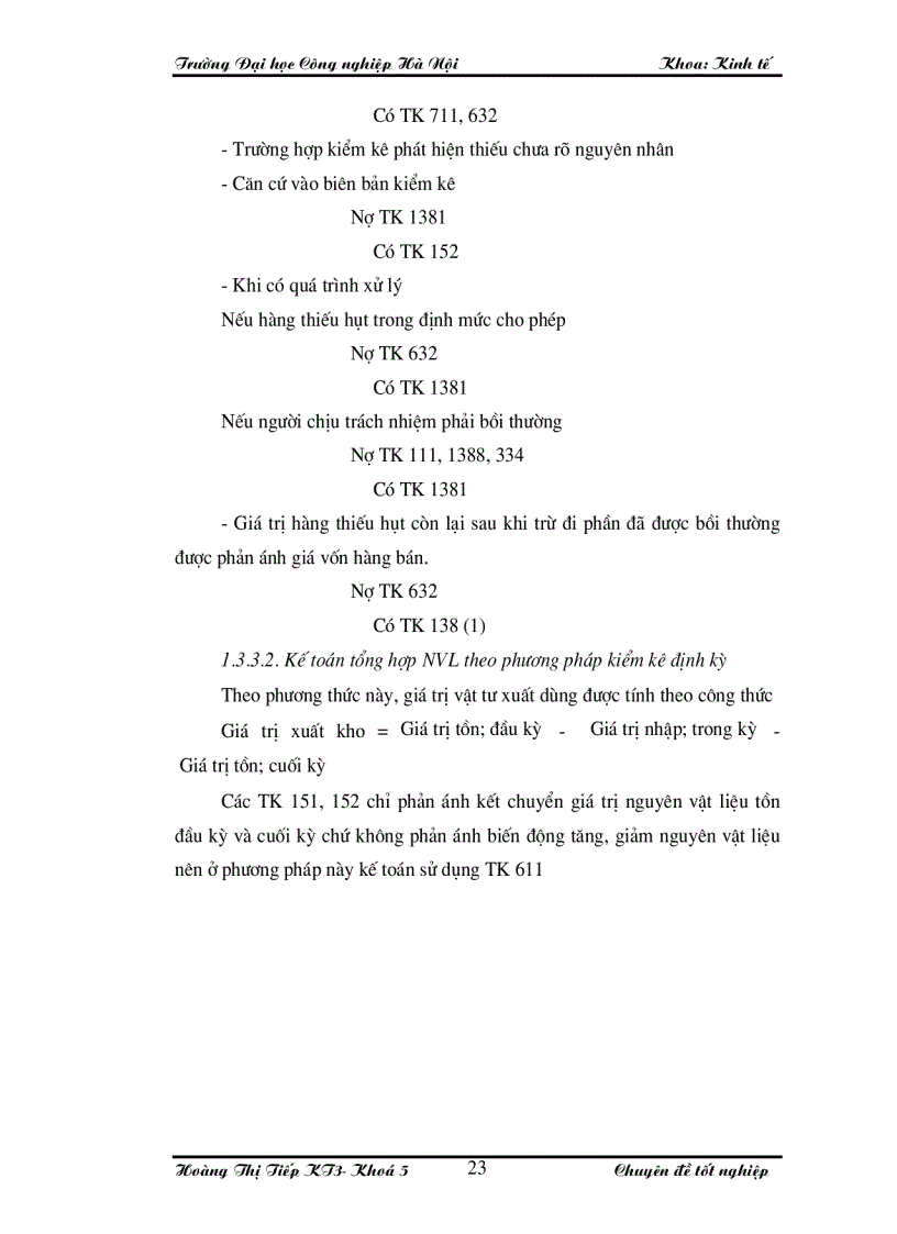 image for page Hoàn thiện công tác kế toán nguyên vật liệu tại Công ty TNHH sản xuất bao bì và dịch vụ thương mại Hà Nội