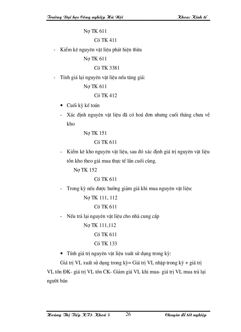 image for page Hoàn thiện công tác kế toán nguyên vật liệu tại Công ty TNHH sản xuất bao bì và dịch vụ thương mại Hà Nội