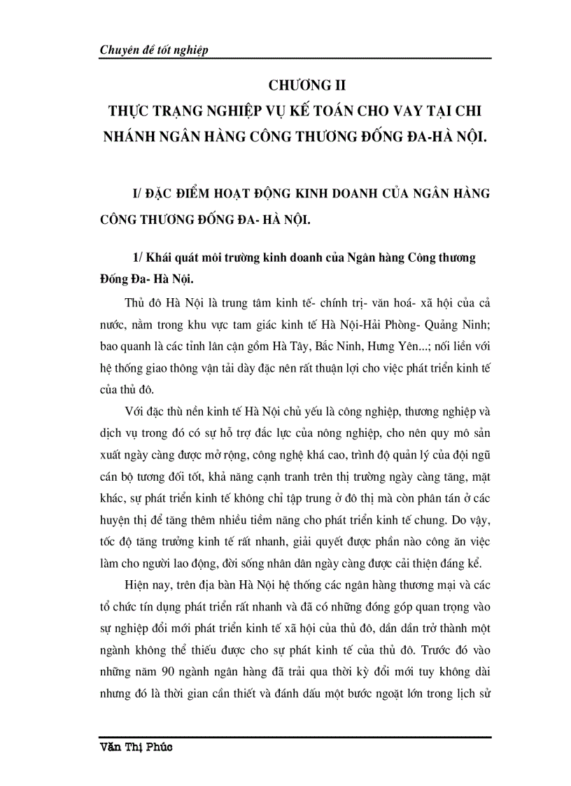 image for page Một số giải pháp nhằm hoàn thiện nghiệp vụ kế toán cho vay tại chi nhánh Ngân hàng Công thương Đống Đa Hà Nội