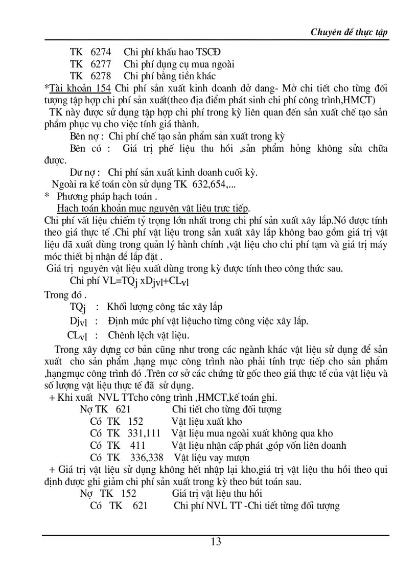 image for page Hạch toán chi phí sản xuất và tính giá thành sản phẩm trong doanh nghiệp xây lắp