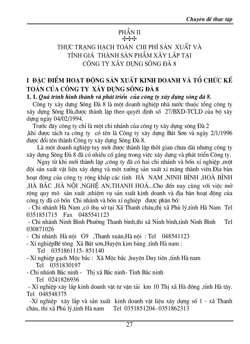 image for page Hạch toán chi phí sản xuất và tính giá thành sản phẩm trong doanh nghiệp xây lắp