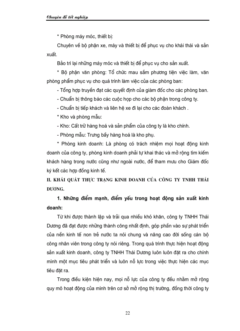 image for page Một số biện pháp Chủ yếu nhằm nâng cao hiệu quả kinh doanh ở Công ty TNHH Thái Dương