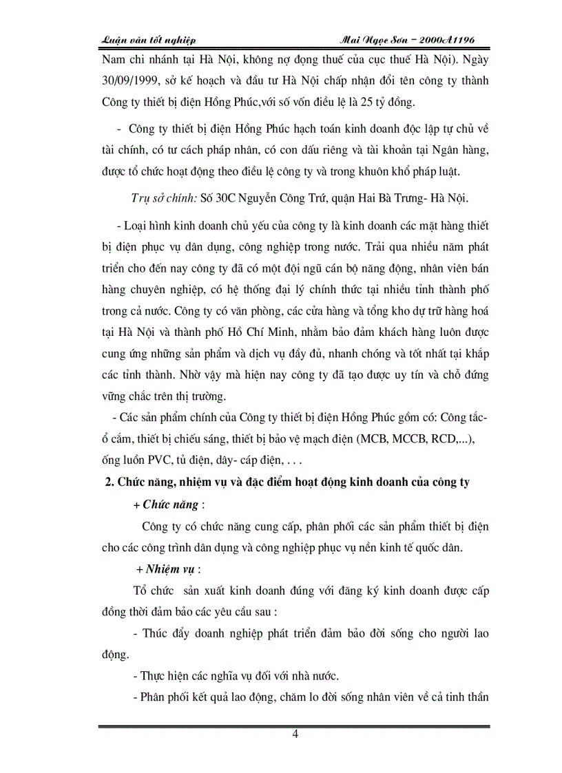 image for page Một số kiến nghị nhằm hoàn thiện các hình thức trả lương tại Công ty thiết bị điện Hồng Phúc