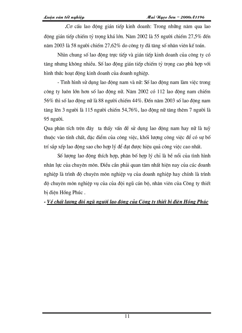 image for page Một số kiến nghị nhằm hoàn thiện các hình thức trả lương tại Công ty thiết bị điện Hồng Phúc