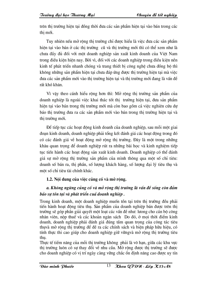 image for page Một số biện pháp nhằm củng cố và phát triển thị trường của doanh nghiệp thương mại