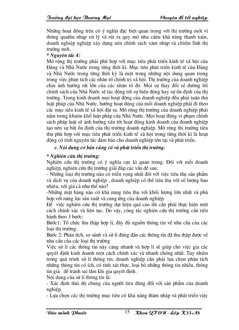 image for page Một số biện pháp nhằm củng cố và phát triển thị trường của doanh nghiệp thương mại