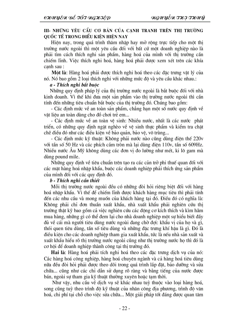 image for page Sức cạnh tranh và các giải pháp nâng cao sức cạnh tranh của Công ty may xuất khẩu trong thị trường quốc tế