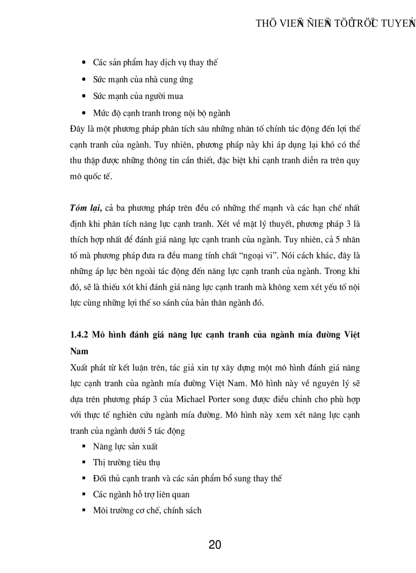 image for page Nâng cao năng lực cạnh tranh của ngành mía đường Việt Nam trong quá trình hội nhập kinh tế quốc tế Thực trạng và giải pháp