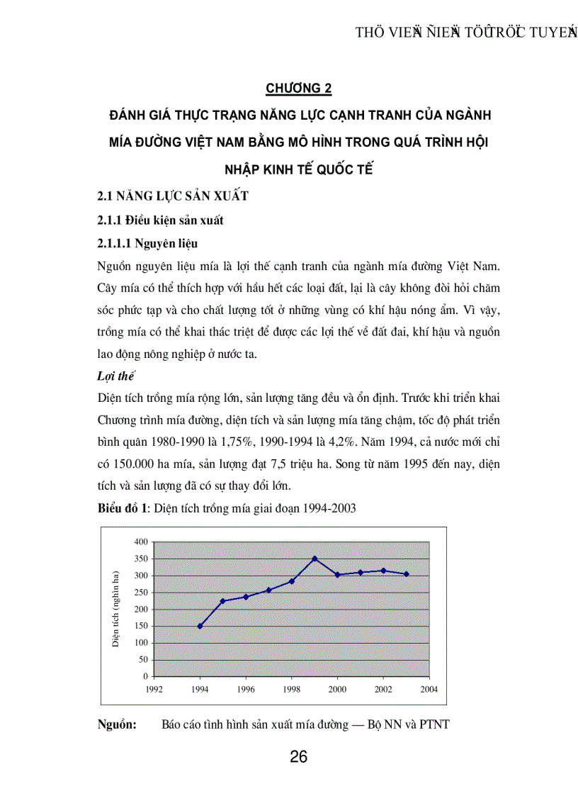 image for page Nâng cao năng lực cạnh tranh của ngành mía đường Việt Nam trong quá trình hội nhập kinh tế quốc tế Thực trạng và giải pháp