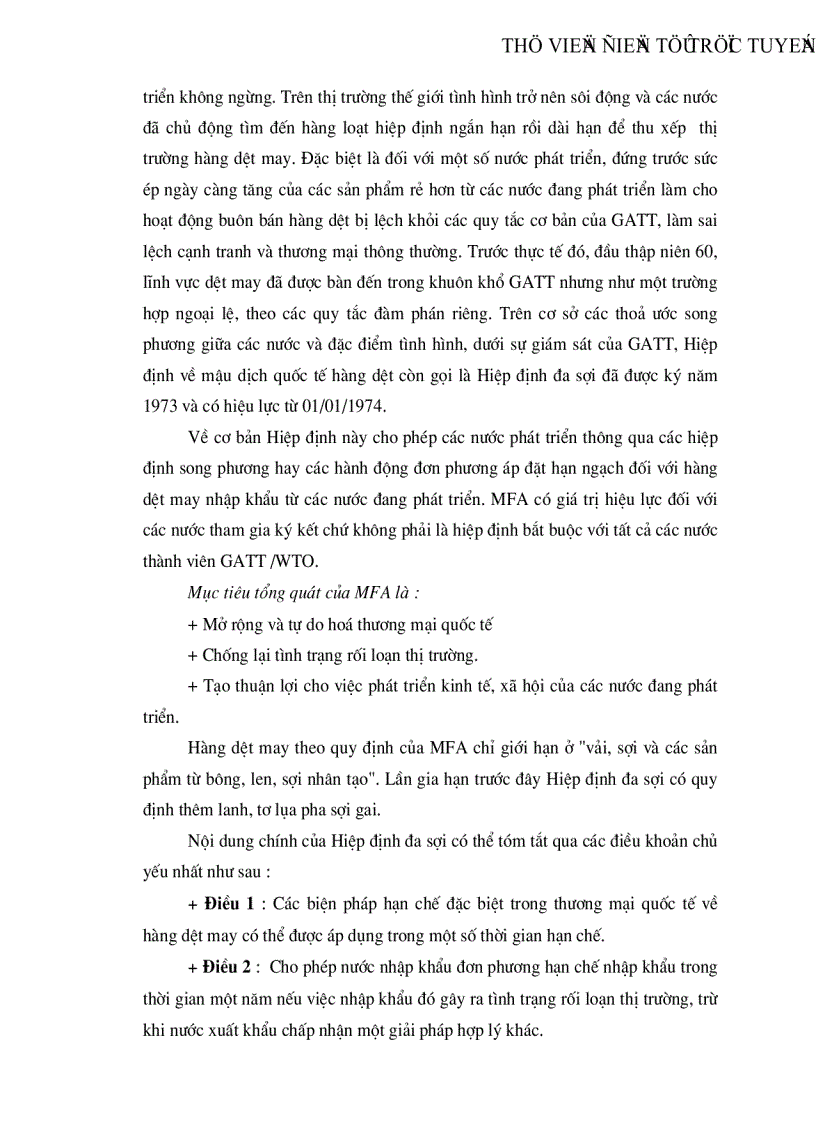 image for page Những thách thức và cơ hội đối với ngành Dệt May khi Việt Nam tham gia Tổ chức Thương Mại Thế giới
