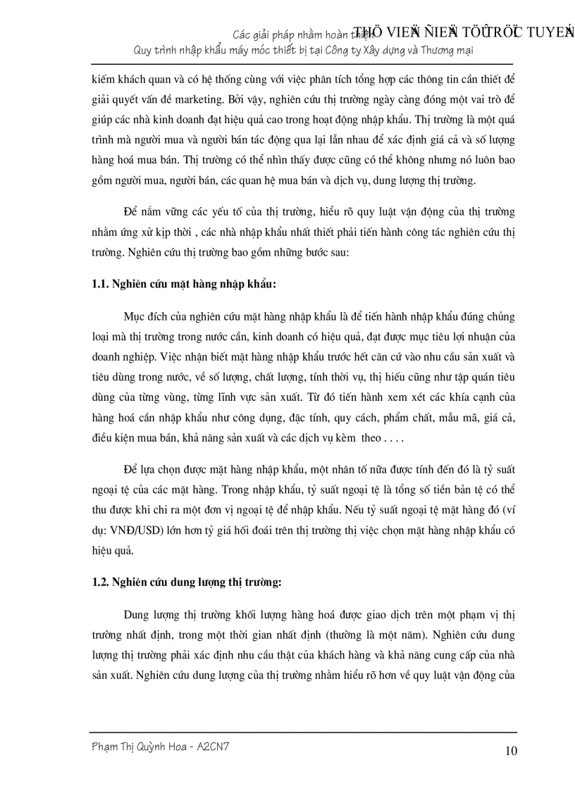 image for page Giải pháp nhằm hoàn thiện nhập khẩu máy móc vật tư thiết bị của Công ty Xây dựng và Thương mại