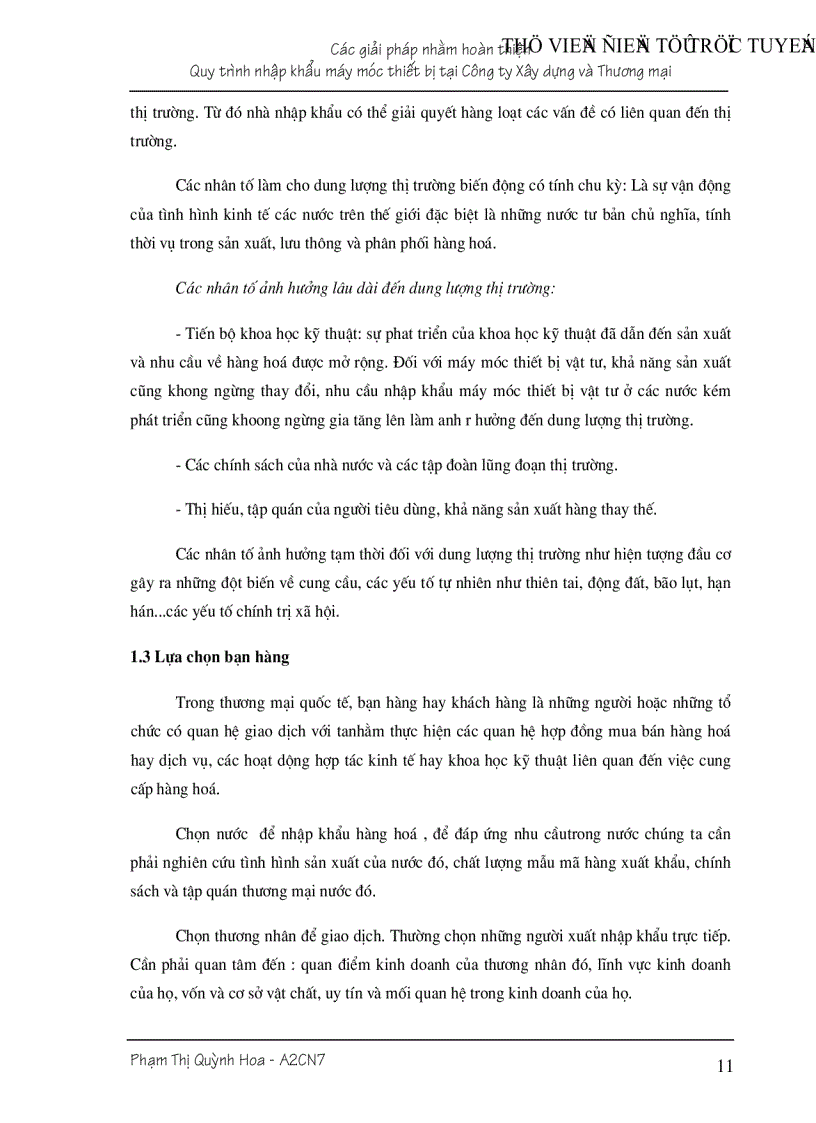 image for page Giải pháp nhằm hoàn thiện nhập khẩu máy móc vật tư thiết bị của Công ty Xây dựng và Thương mại