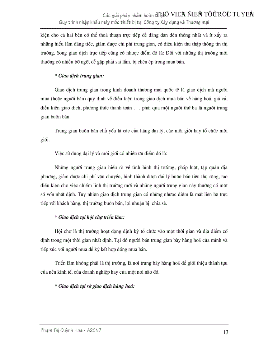 image for page Giải pháp nhằm hoàn thiện nhập khẩu máy móc vật tư thiết bị của Công ty Xây dựng và Thương mại