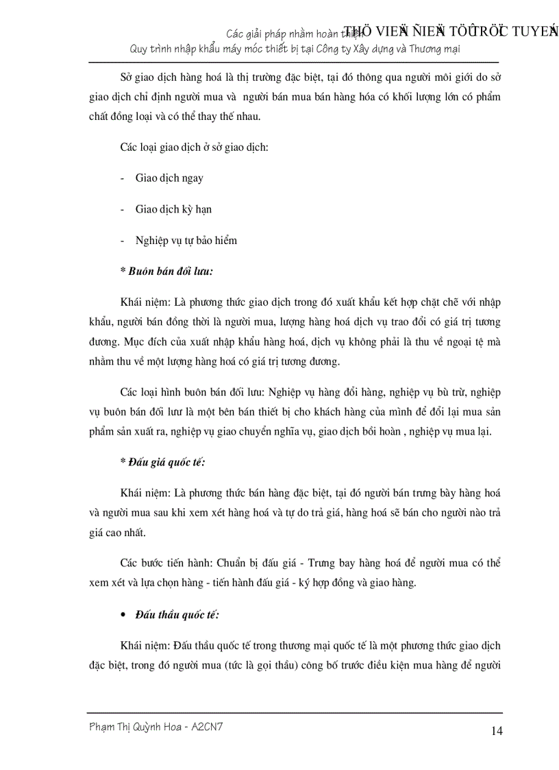 image for page Giải pháp nhằm hoàn thiện nhập khẩu máy móc vật tư thiết bị của Công ty Xây dựng và Thương mại