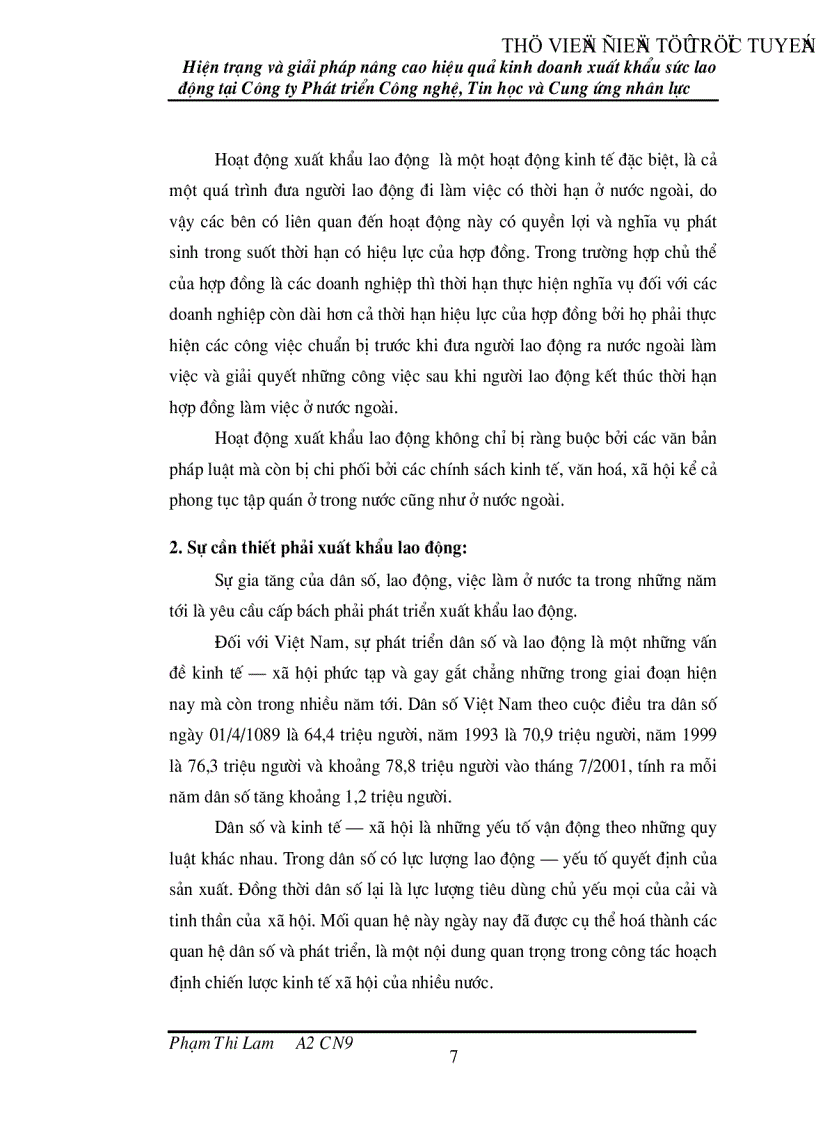 image for page Hiện trạng và giải pháp nâng cao hiệu quả kinh doanh xuất khẩu sức lao động tại Công ty Phát triển Công nghệ Tin học và Cung ứng nhân lực