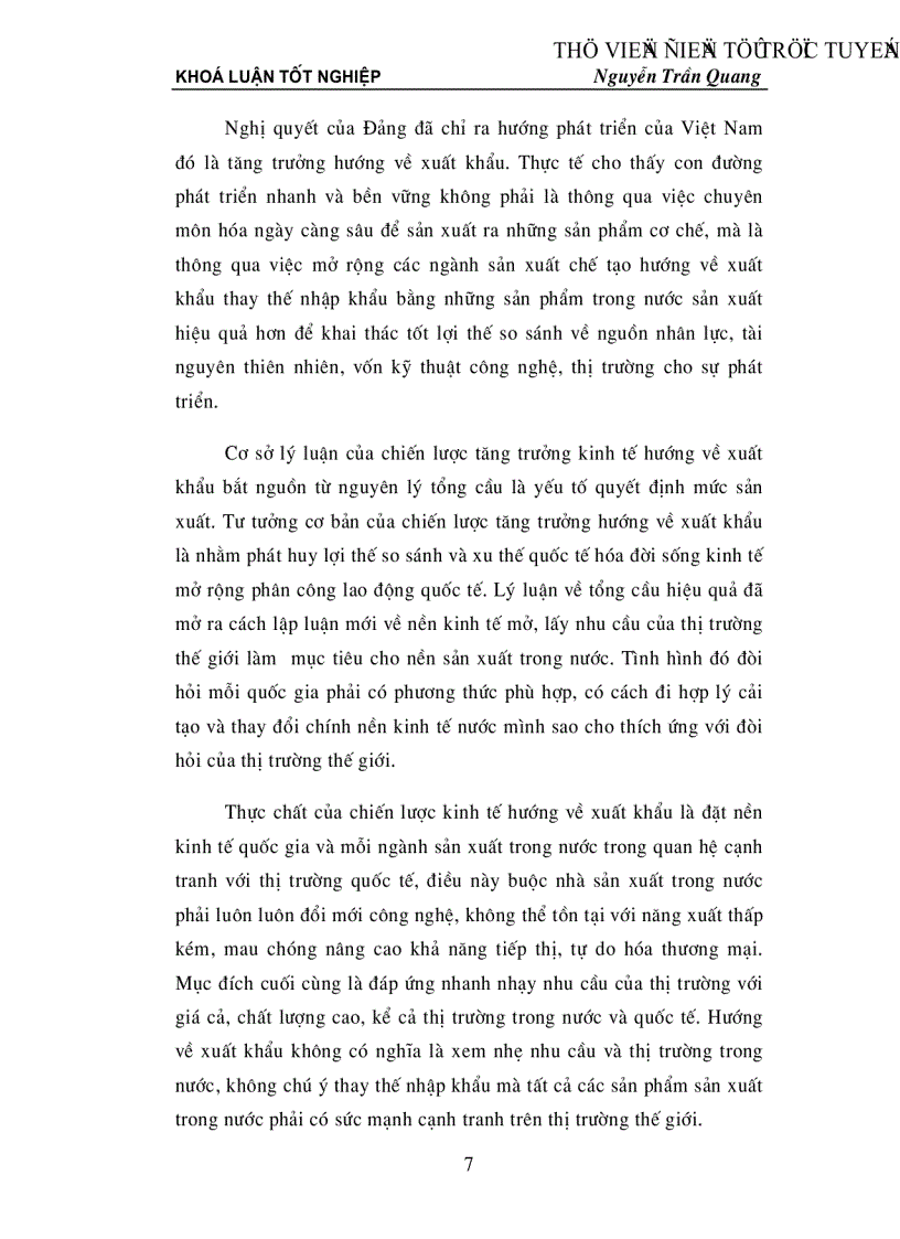 image for page Đánh giá khả năng cạnh tranh hàng dệt may Việt Nam