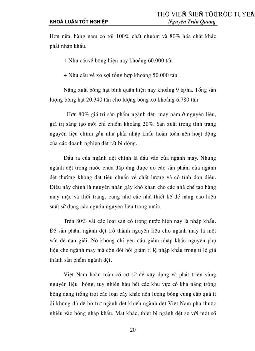 image for page Đánh giá khả năng cạnh tranh hàng dệt may Việt Nam