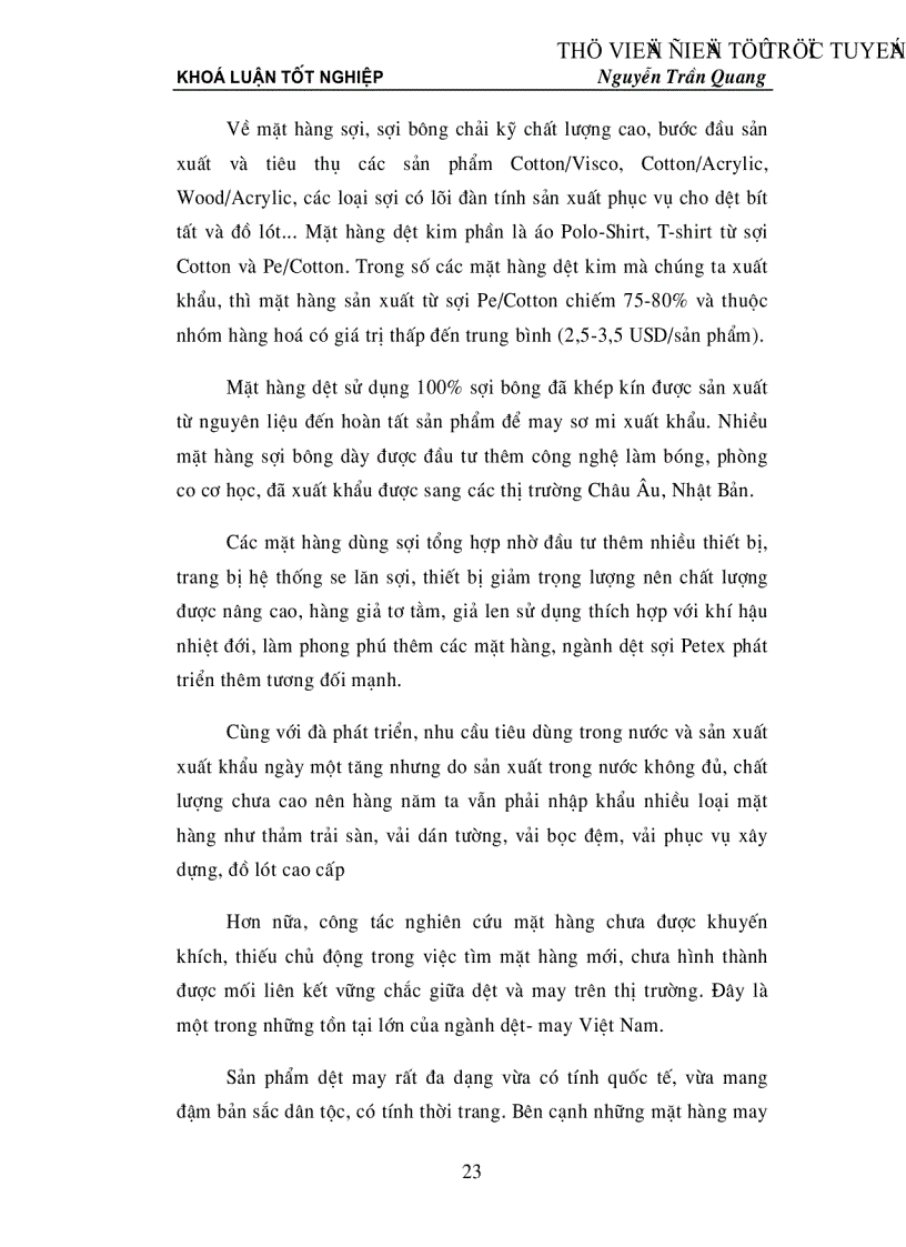 image for page Đánh giá khả năng cạnh tranh hàng dệt may Việt Nam