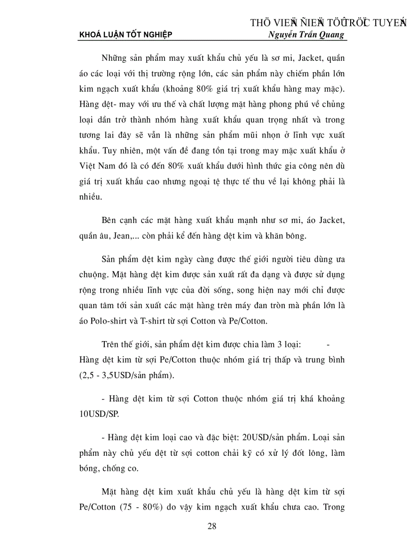 image for page Đánh giá khả năng cạnh tranh hàng dệt may Việt Nam